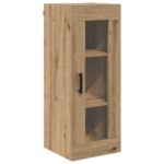 vidaXL Highboard Remeselný dub 34,5 x 34 x 180 cm Kompozitné drevo – Obrázok 6