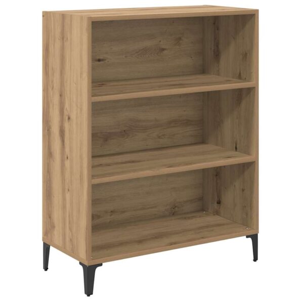 vidaXL Highboard Remeselný dub 69,5 x 34 x 180 cm Kompozitné drevo – Obrázok 6