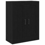 vidaXL Highboard 2 pcs Čierny dub Kompozitné drevo – Obrázok 7