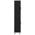 vidaXL Highboard 2 pcs Čierny dub Kompozitné drevo – Obrázok 9