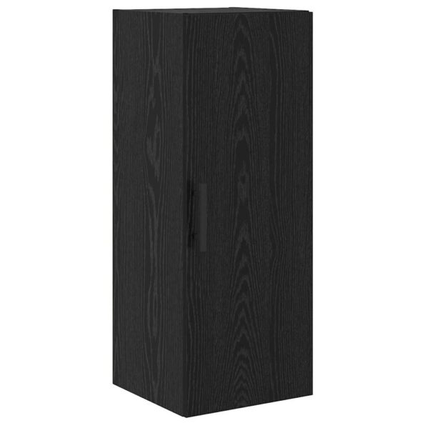 vidaXL Highboard Čierny dub 34,5 x 34 x 180 cm Kompozitné drevo – Obrázok 7