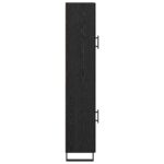 vidaXL Highboard Čierny dub 34,5 x 34 x 180 cm Kompozitné drevo – Obrázok 9