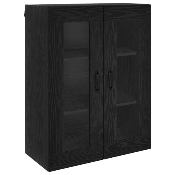 vidaXL Highboard Čierny dub 69,5 x 34 x 180 cm Kompozitné drevo – Obrázok 7