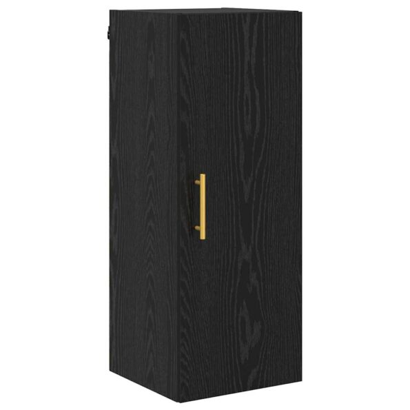 vidaXL Highboard 2 pcs Čierny dub Kompozitné drevo – Obrázok 7