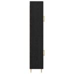 vidaXL Highboard 2 pcs Čierny dub Kompozitné drevo – Obrázok 9