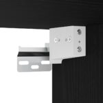 vidaXL Highboard Čierny dub 34,5 x 34 x 180 cm Kompozitné drevo – Obrázok 12