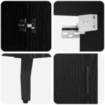 vidaXL Highboard 2 pcs Čierny dub Drevovláknitá doska a sklo – Obrázok 11