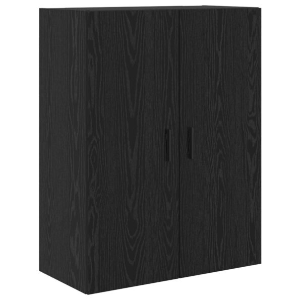 vidaXL Highboard 2 pcs Čierny dub Drevovláknitá doska a sklo – Obrázok 7