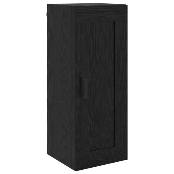 vidaXL Highboard Čierny dub 34,5 x 34 x 180 cm Kompozitné drevo – Obrázok 7