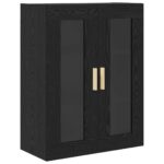 vidaXL Highboard Čierny dub 69,5 x 34 x 180 cm – Obrázok 7