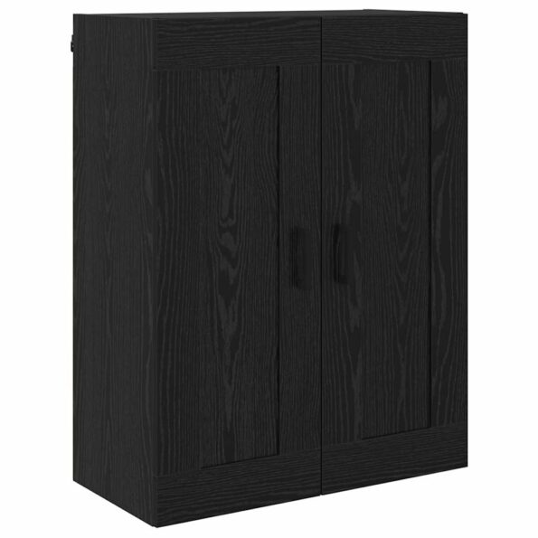 vidaXL Highboard so zásuvkou 2 pcs Čierny dub Kompozitné drevo – Obrázok 7