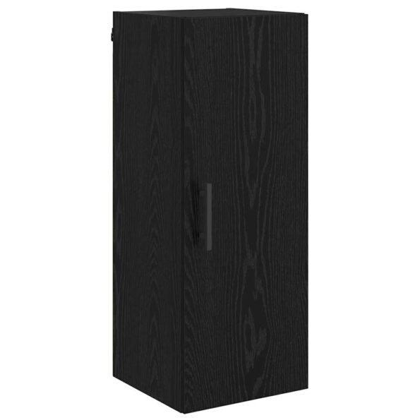 vidaXL Highboard Čierny dub 34,5 x 34 x 180 cm Kompozitné drevo – Obrázok 7