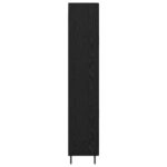 vidaXL Highboard 2 pcs Čierny dub Drevovláknitá doska a sklo – Obrázok 9