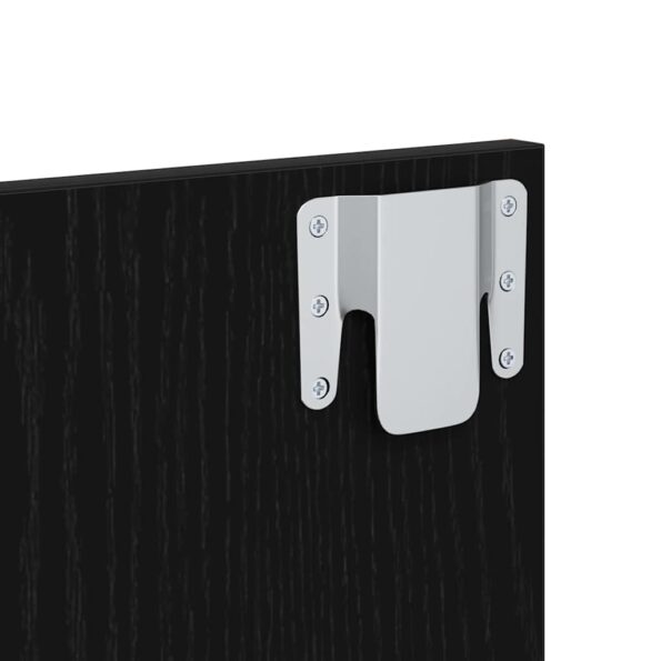 vidaXL Čelňa s kabinetom so zásuvkou 3 pcs Čierny dub Kompozitné drevo – Obrázok 10