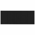 vidaXL Čelňa s kabinetom so zásuvkou 3 pcs Čierny dub Kompozitné drevo – Obrázok 5