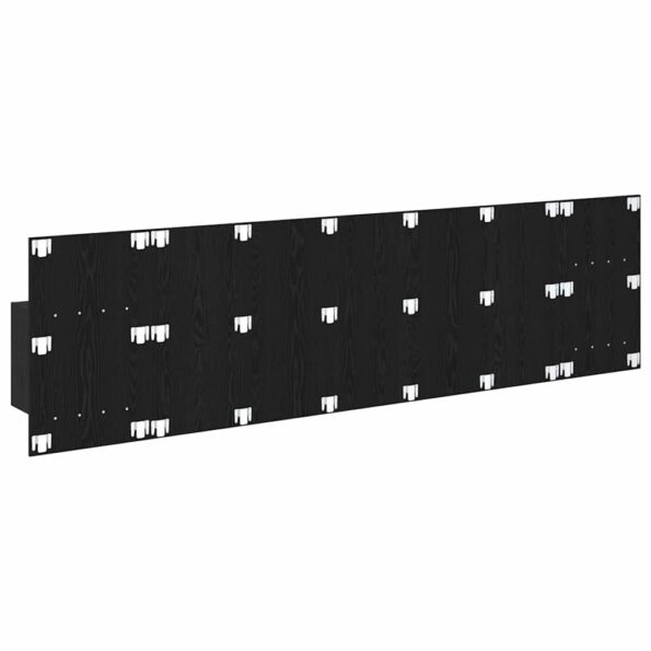 vidaXL Čelňa s kabinetom so zásuvkou 3 pcs Čierny dub Kompozitné drevo – Obrázok 9