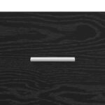 vidaXL Čelňa s kabinetom so zásuvkou 3 pcs Čierny dub Kompozitné drevo – Obrázok 12