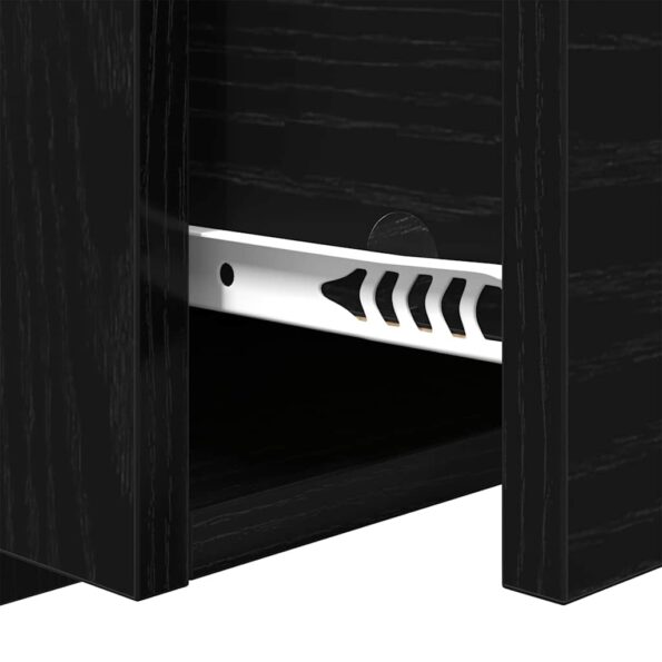 vidaXL Čelňa s kabinetom so zásuvkou 3 pcs Čierny dub Kompozitné drevo – Obrázok 11