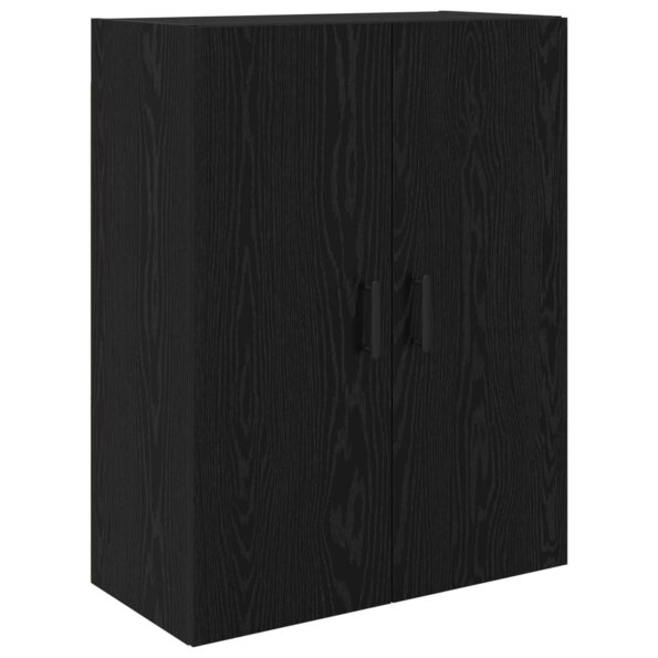 vidaXL Highboard Čierny dub 69,5 x 34 x 180 cm Kompozitné drevo – Obrázok 7
