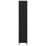 vidaXL Highboard Nástenný 2 pcs Čierny dub Kompozitné drevo – Obrázok 8