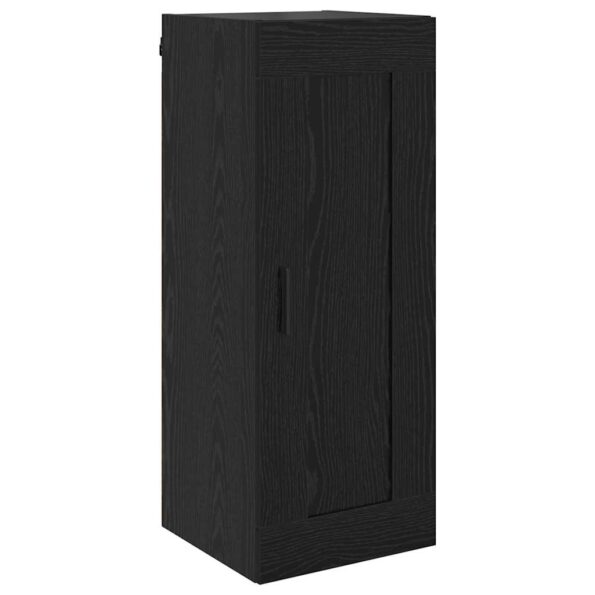 vidaXL Highboard Čierny dub 34,5 x 34 x 180 cm Kompozitné drevo – Obrázok 7