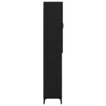 vidaXL Highboard Čierny dub 69,5 x 34 x 180 cm Kompozitné drevo – Obrázok 9