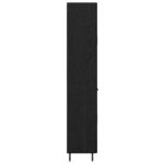 vidaXL Highboard so zásuvkou 2 pcs Čierny dub Kompozitné drevo – Obrázok 9