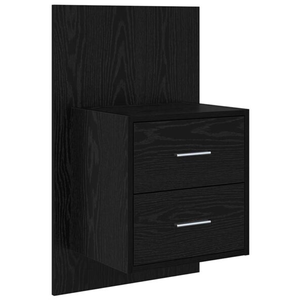 vidaXL Čelňa s kabinetom so zásuvkou 3 pcs Čierny dub Kompozitné drevo – Obrázok 6