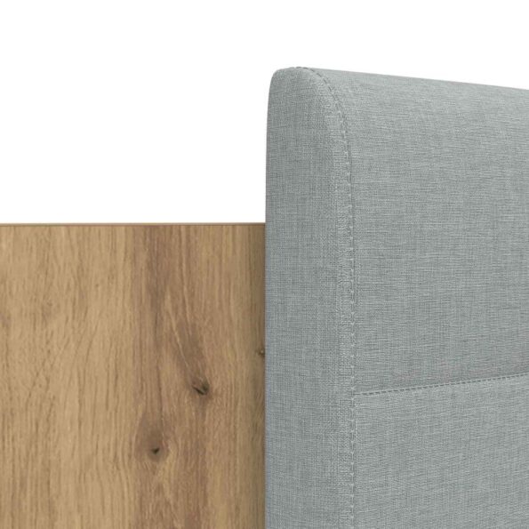 vidaXL Rám postele s čelom Remeselný dub 160 x 200 cm Kompozitné drevo – Obrázok 9