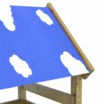 vidaXL Herná veža Hnedá Masívne impregnované drevo – Obrázok 3