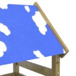 vidaXL Herná veža Hnedá Masívne impregnované drevo – Obrázok 4