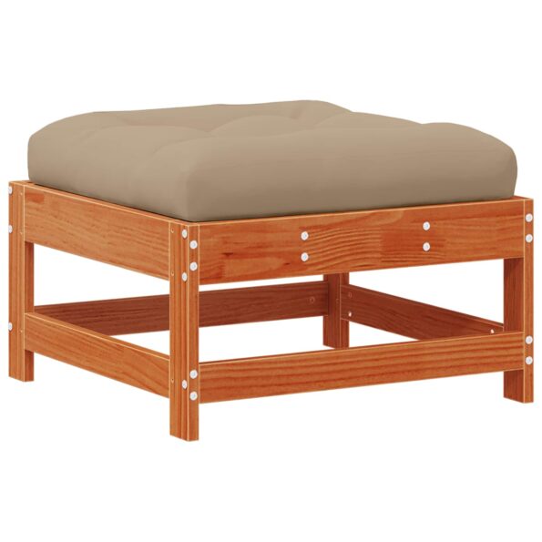 vidaXL Záhradný lounge set 5 pcs Voskovo hnedá a taupe – Obrázok 6