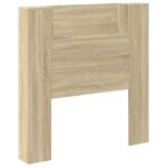 vidaXL Zadné čelo Sonoma dub 100 x 16,5 x 103,5 cm Kompozitné drevo – Obrázok 2