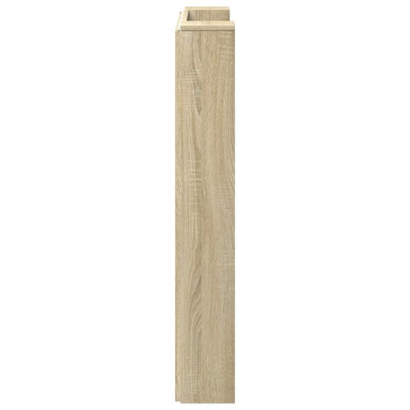 vidaXL Zadné čelo Sonoma dub 100 x 16,5 x 103,5 cm Kompozitné drevo – Obrázok 6