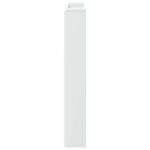 vidaXL Zadné čelo Biela 100 x 16,5 x 103,5 cm Kompozitné drevo – Obrázok 6