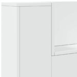 vidaXL Zadné čelo Biela 100 x 16,5 x 103,5 cm Kompozitné drevo – Obrázok 8