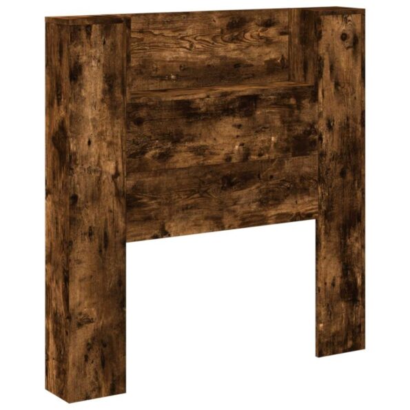 vidaXL Zadné čelo Dymová dub 100 x 16,5 x 103,5 cm Kompozitné drevo – Obrázok 2