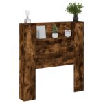 vidaXL Zadné čelo Dymová dub 100 x 16,5 x 103,5 cm Kompozitné drevo – Obrázok 3