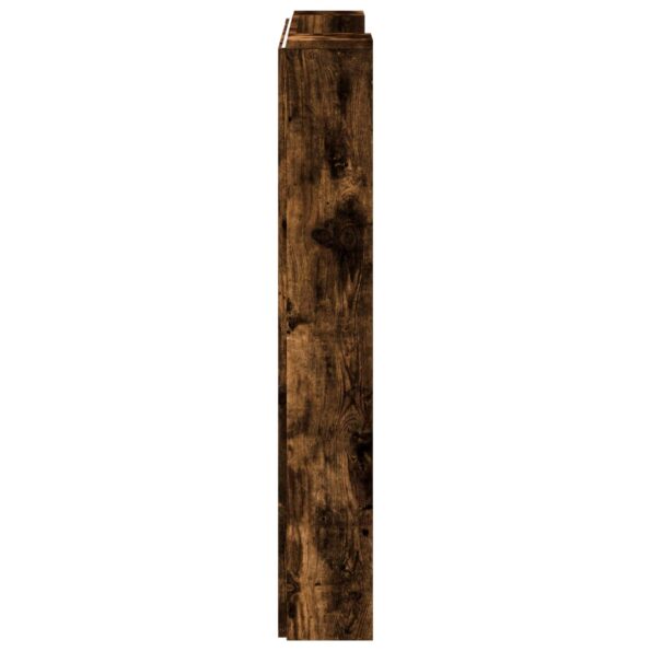 vidaXL Zadné čelo Dymová dub 100 x 16,5 x 103,5 cm Kompozitné drevo – Obrázok 6