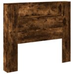vidaXL Zadné čelo Dymová dub 120 x 16,5 x 103,5 cm Kompozitné drevo – Obrázok 2
