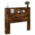 vidaXL Zadné čelo Dymová dub 120 x 16,5 x 103,5 cm Kompozitné drevo – Obrázok 3