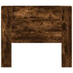 vidaXL Zadné čelo Dymová dub 120 x 16,5 x 103,5 cm Kompozitné drevo – Obrázok 5