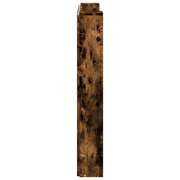 vidaXL Zadné čelo Dymová dub 120 x 16,5 x 103,5 cm Kompozitné drevo – Obrázok 6