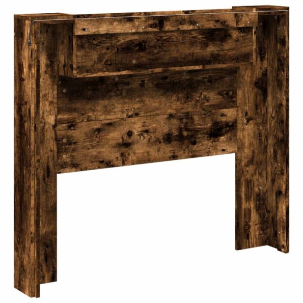 vidaXL Zadné čelo Dymová dub 120 x 16,5 x 103,5 cm Kompozitné drevo – Obrázok 7
