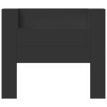vidaXL Zadné čelo Čierna 120 x 16,5 x 103,5 cm Kompozitné drevo – Obrázok 5
