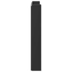 vidaXL Zadné čelo Čierna 120 x 16,5 x 103,5 cm Kompozitné drevo – Obrázok 6