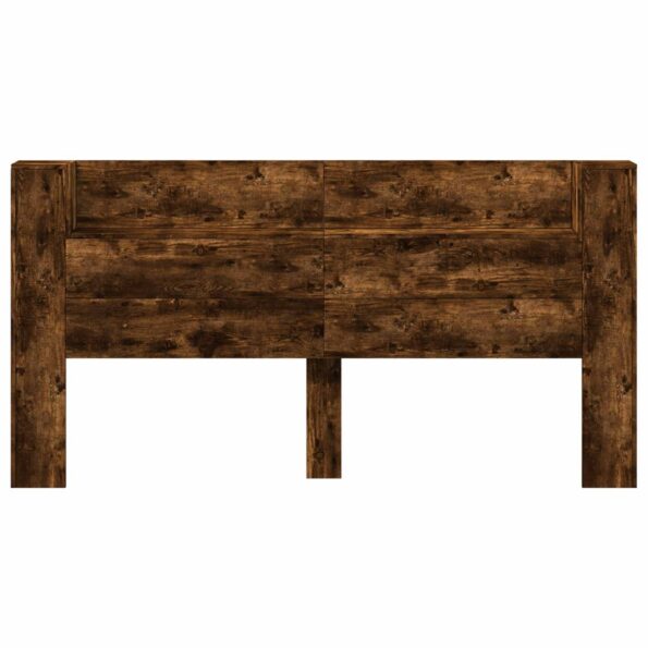vidaXL Zadné čelo Dymová dub 200 x 16,5 x 103,5 cm Kompozitné drevo – Obrázok 5