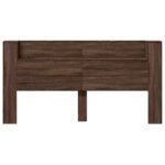 vidaXL Zadné čelo Hnedý dub 200 x 16,5 x 103,5 cm Kompozitné drevo – Obrázok 5