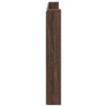 vidaXL Zadné čelo Hnedý dub 200 x 16,5 x 103,5 cm Kompozitné drevo – Obrázok 6