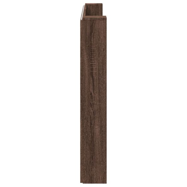 vidaXL Zadné čelo Hnedý dub 200 x 16,5 x 103,5 cm Kompozitné drevo – Obrázok 6